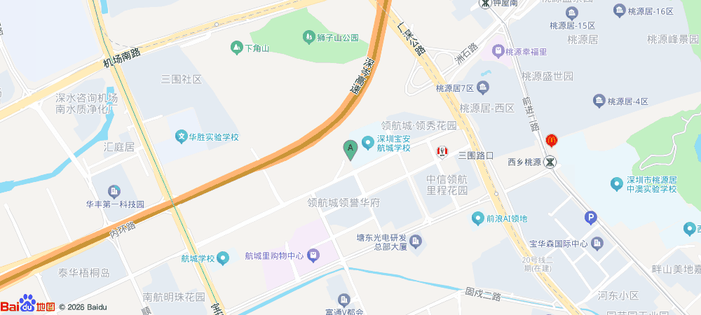 原站位置静态地图，点击打开百度地图